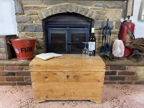 Old antique pine - antique, chest