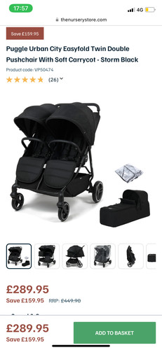 Double buggy - double,