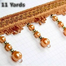 11 Yards X80mm Beaded Trim for