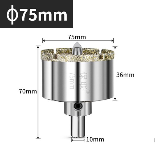 Diamond hole saw - cutter, core