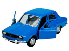 Dacia 1300 Romanian Classic Car Model Blue Toy Diecast 1:34-1:39 Scale Welly