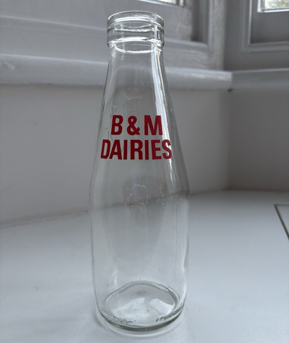 Dairies clear glass milk - glass,