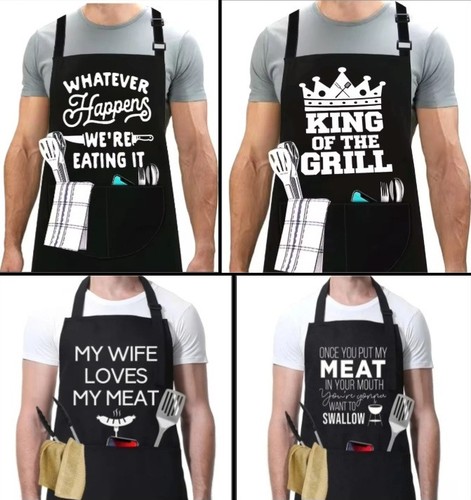 Funny bbq apron grilling - bbq,