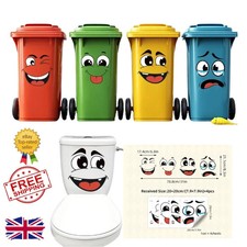 4Pcs Cartoon Face Stickers