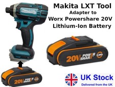 Battery Adapter  / Converter for Worx Powershare 20V to 18V Makita Tool