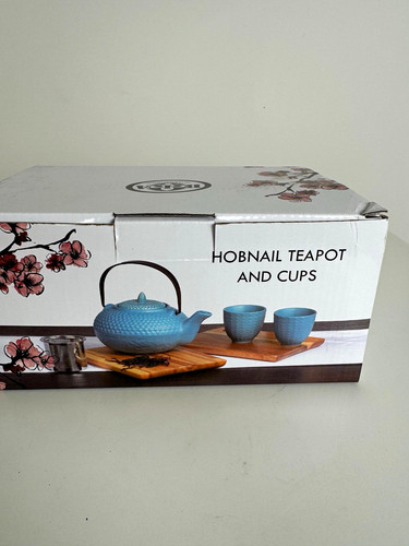 Blue ceramic tea - blue,