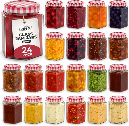 New jam jars - 250ml, wide