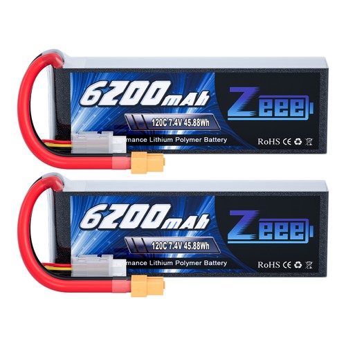 Zeee 6200mah xt60 2s - 7.4v,