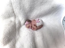 Newborn  Baby Polymer Clay