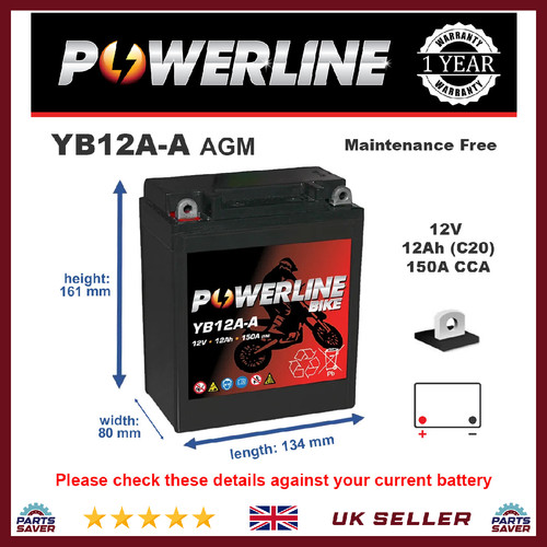 Yb12a agm powerline - agm,