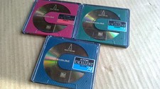 3 Minidisc TDK Excellent Red / Green / Blue MD 74 min