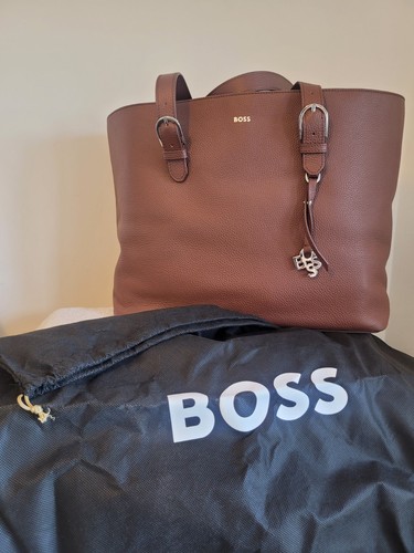 Hugo boss brown leather large - hugo,