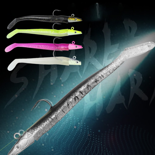 10pcs saltwater sandeel lures - 10pcs,
