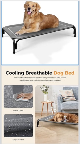 Raised dog bed elevated - raised, pet
