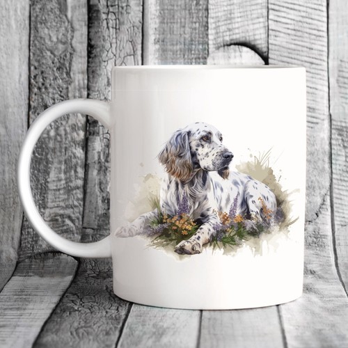 English setter dog mug - setter,