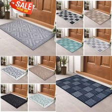 Small Large Non Slip Door Mat Indoor Washable Rugs Bedroom Kitchen Floor Mats
