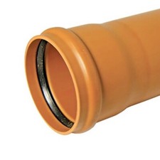 Underground Drainage Brown Soil Pipe ( 110mm Push Fit)