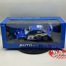 AUTOart 1/18 Subaru Impreza WRC 2002 Monte Carlo #10 Makinen Lindstrom 80292