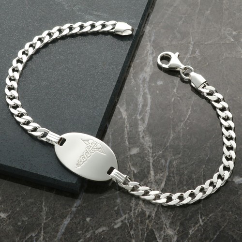 Sterling silver ladies medical - sterling,