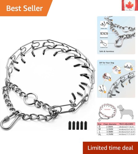 Elegant adjustable dog prong - adjustable,
