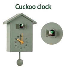 Modern Cuckoo Wall Clock Quartz Bird Home Clock Living Room Hanging Watch Timer
