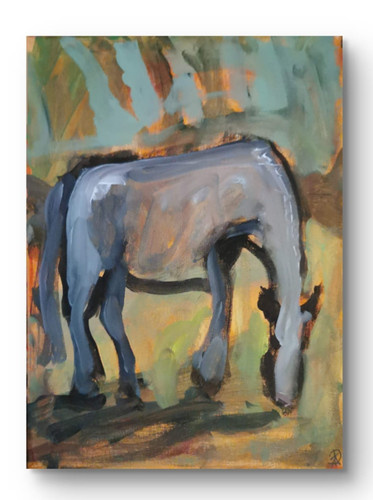 Original acrylic painting x - original, 12