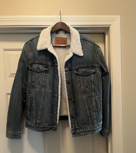 Levi men denim sherpa - denim,