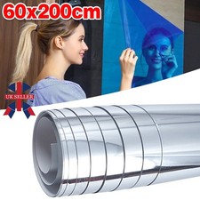 2M Non Glass Mirror Flexible Mirror Sheets Self-Adhesive Plastic Mirror Tiles UK