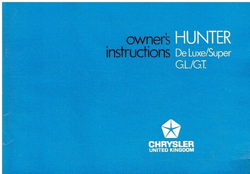 Hillman hunter 1500 1725 - hunter,