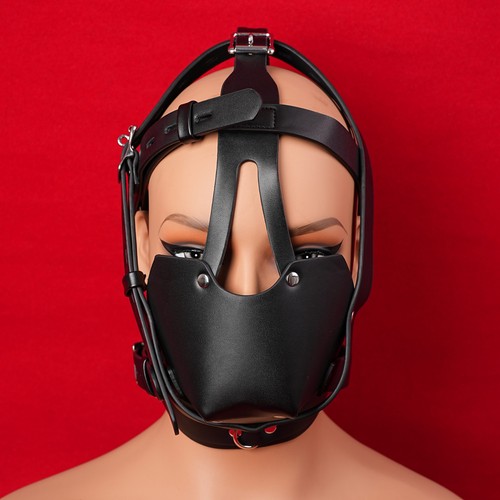 Faux leather headgear head - headgear,