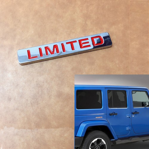 Red limited metal - metal, emblem