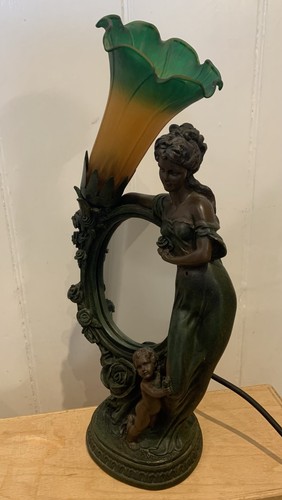 Lily lamp with mirror - -, art