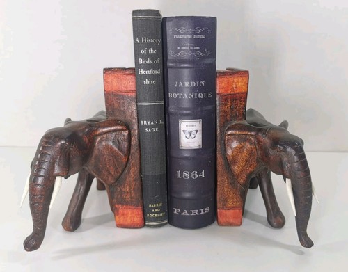 Elephant bookends vintage hand - elephant,