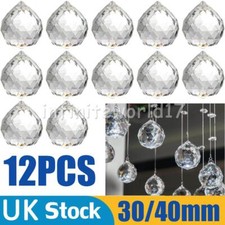 12PCS 30/40mm Hanging Crystal