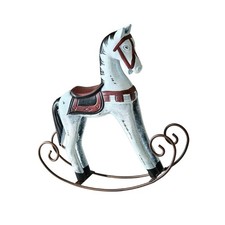 Wooden Rocking Horse Statues