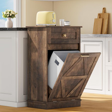 Tilt Out Trash Cabinet,10