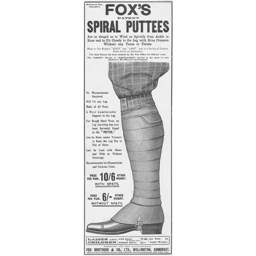 Fox spiral puttees - fox's,