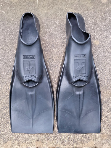 Swim fins flippers black - swim,
