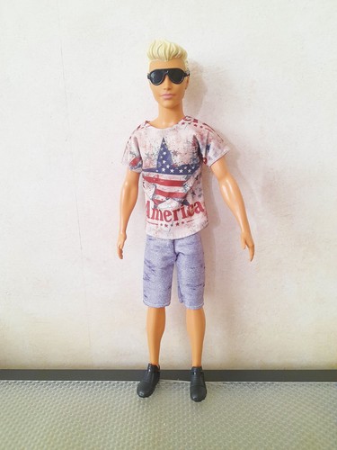 Barbie ken doll blonde - doll, in