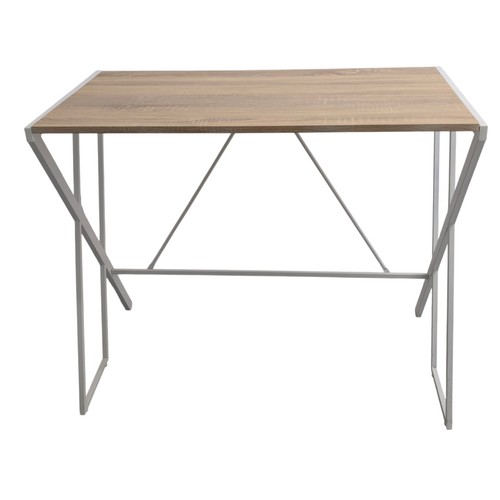 White oak effect computer - effect, desk