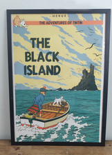 LARGE Tintin poster The Black