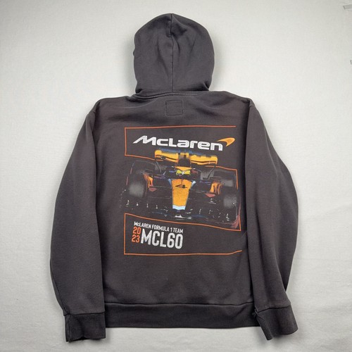 Mclaren hoodie mens small - mclaren, gray
