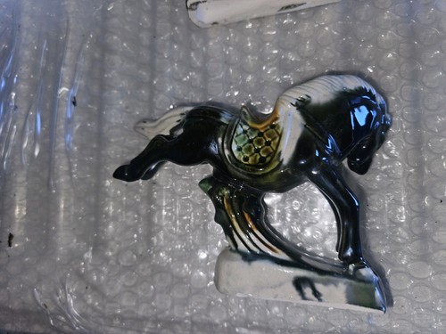 Vintage ceramic horse - vintage,
