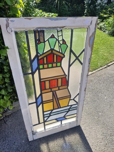 Art deco 1920 leaded glass - leaded,