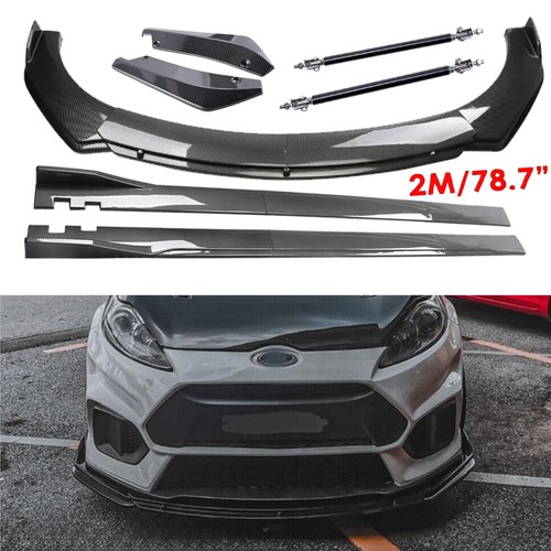 Carbon fiber front - carbon, rear