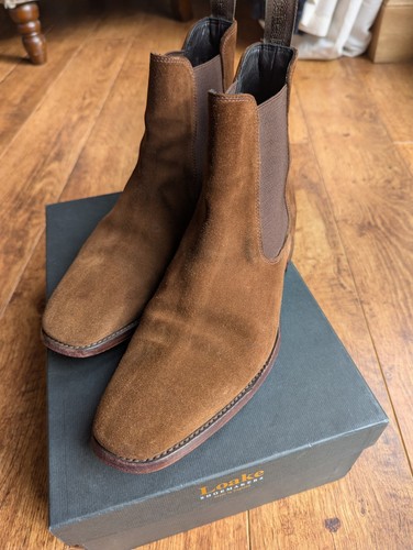 Loake mitchum brown suede - loake,