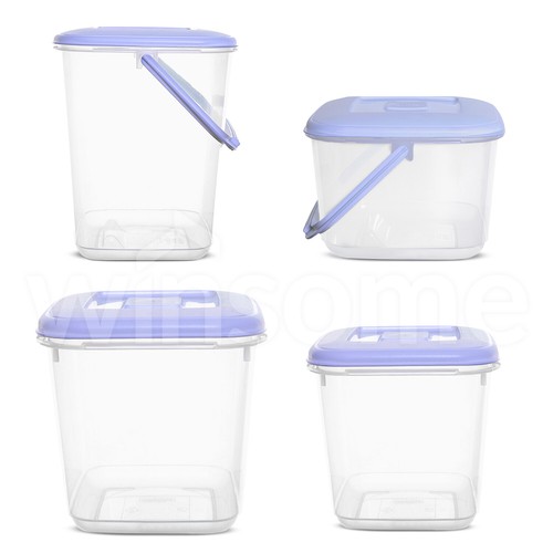 Clear plastic food storage - clear,