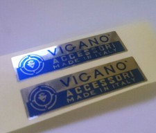 Lambretta  Vespa 2x (BLUE)  VIGANO Accessori made in italy stickers