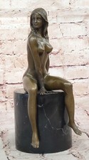SIGNED DECO BRONZE SCULPTURE