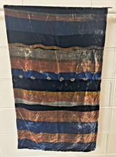 Vintage Georgina Von Etzdorf Velvet Stole Scarf Wrap 21x70 NWT